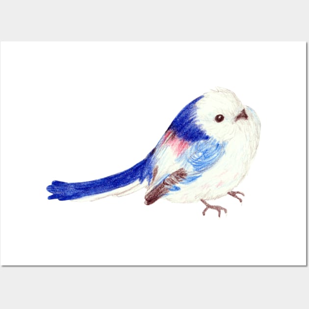 Little White Bird Wall Art by lindaursin